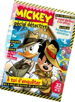 Le Journal de Mickey – 2 au 8 Mars 2016