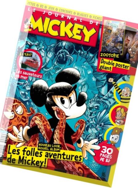 Le Journal de Mickey – 24 Fevrier au 1 Mars 2016 Cover