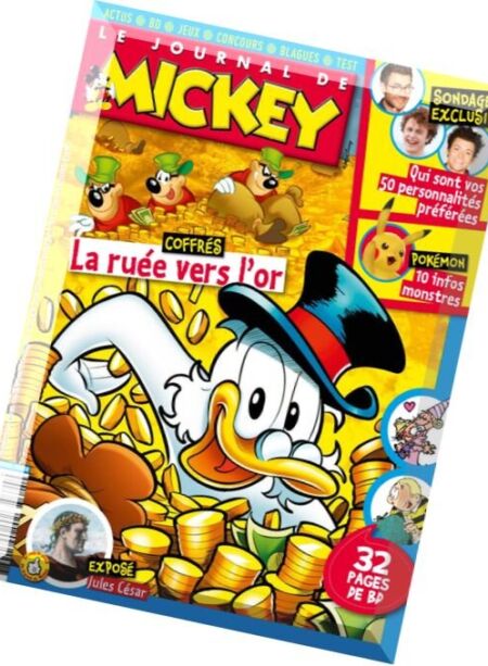 Le Journal de Mickey – 9 au 15 Mars 2016 Cover