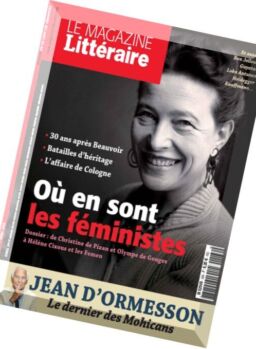 Le Magazine Litteraire – Avril 2016