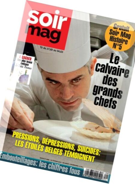 Le Soir magazine – 24 Fevrier 2016 Cover