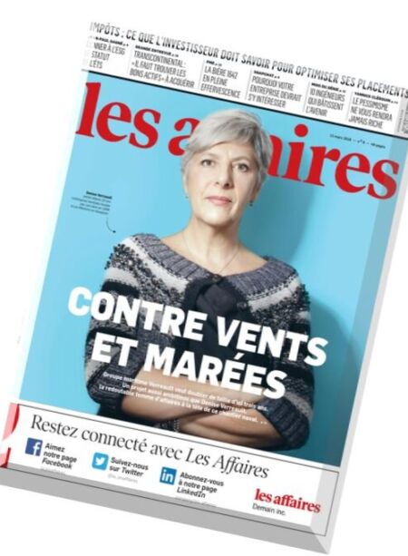 Les Affaires – 12 Mars 2016 Cover