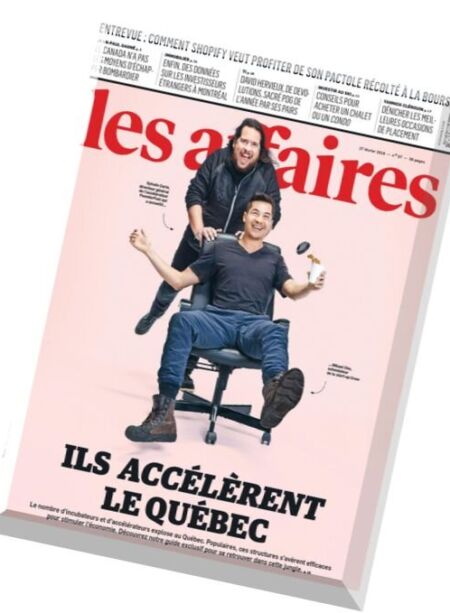Les Affaires – 27 Fevrier 2016 Cover