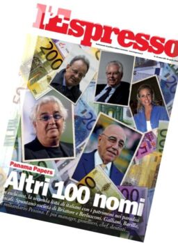 L’Espresso – 21 Aprile 2016
