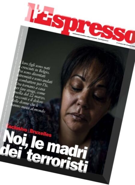 L’Espresso – 31 Marzo 2016 Cover