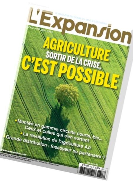 L’Expansion – Avril 2016 Cover