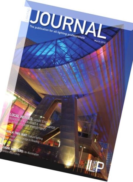 Lighting Journal – March 2016 Cover
