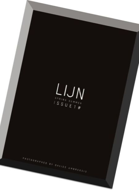 LIJN Spring – Summer 2016 Cover