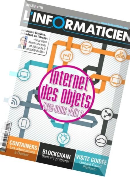 L’Informaticien – N 144, Mars 2016 Cover