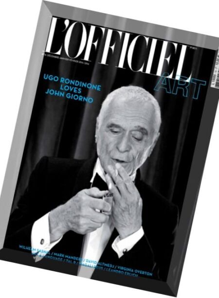 L’Officiel Art – Decembre 2015 – Janvier-Fevrier 2016 Cover
