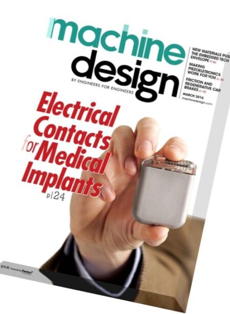 Machine Design – March 2016 Cover