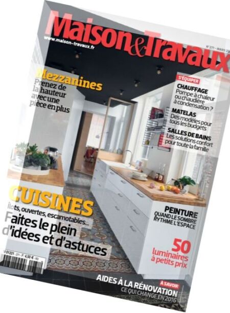 Maison & Travaux – Mars 2016 Cover