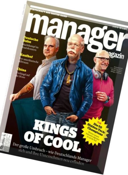 Manager Magazin – Marz 2016 Cover