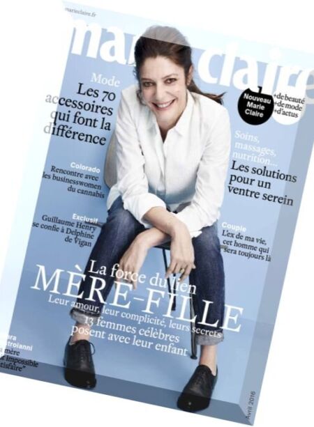 Marie Claire France – Avril 2016 Cover