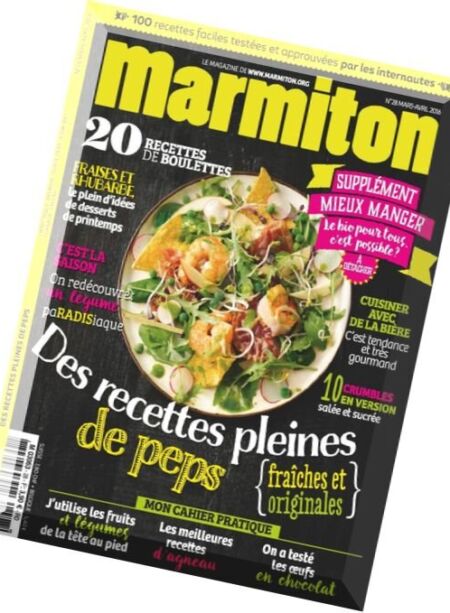 Marmiton – Mars-Avril 2016 Cover
