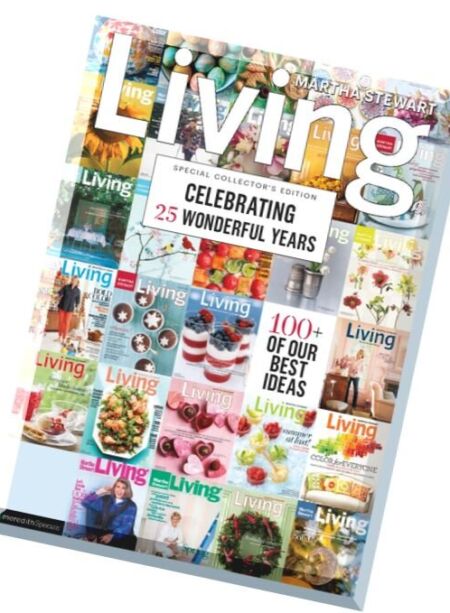 Martha Stewart Living – Celebrating 25 Wonderful 2016 Cover