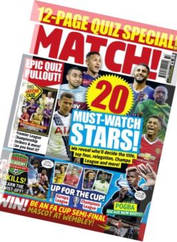 MATCH! – 5 April 2016