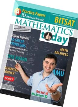 Mathematics Today – April 2016