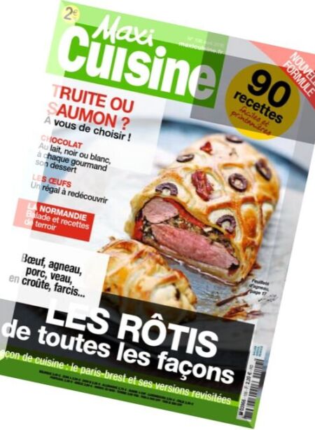 Maxi Cuisine – Avril 2016 Cover