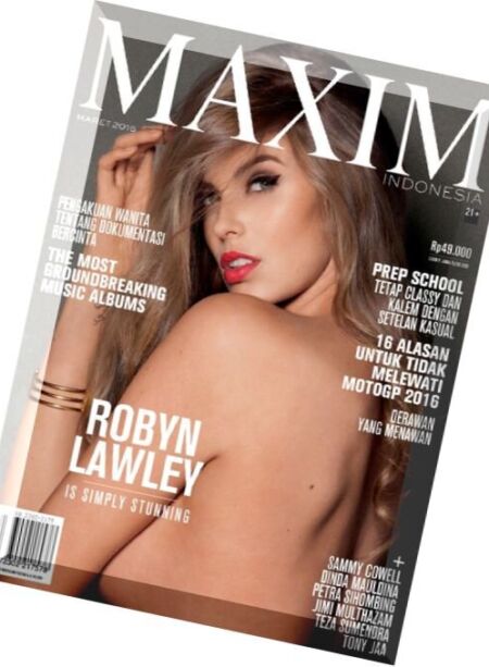 Maxim Indonesia – March 2016 Cover