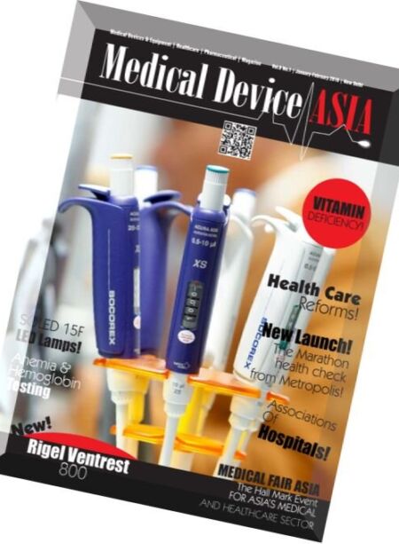 Medical Device Asia – January-February 2016 Cover