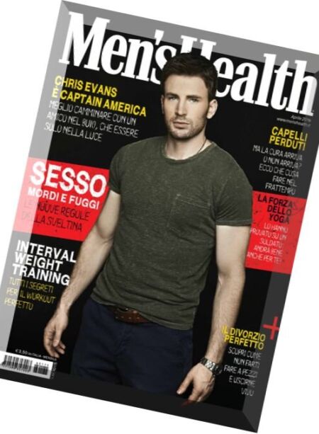 Men’s Health Italia – Aprile 2016 Cover