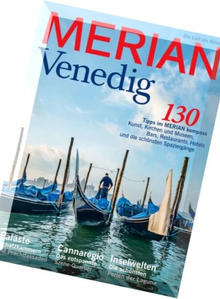 Merian Magazin (Venedig) – Februar 2016 Cover