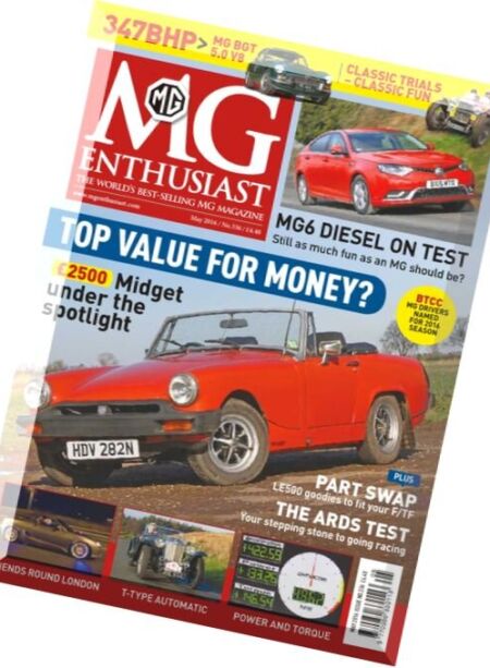 MG Enthusiast – May 2016 Cover