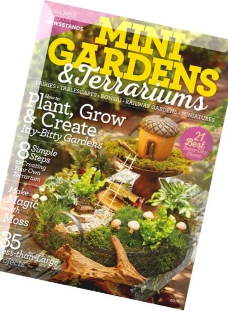 Mini Gardeas & Terrariums – 2016 Cover