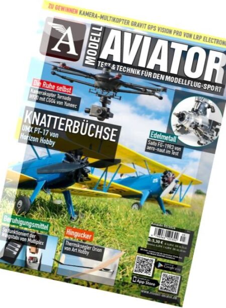 Modell Aviator – Mai 2016 Cover