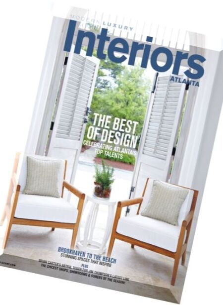 Modern Luxury Interiors Atlanta – Winter-Spring 2016 Cover