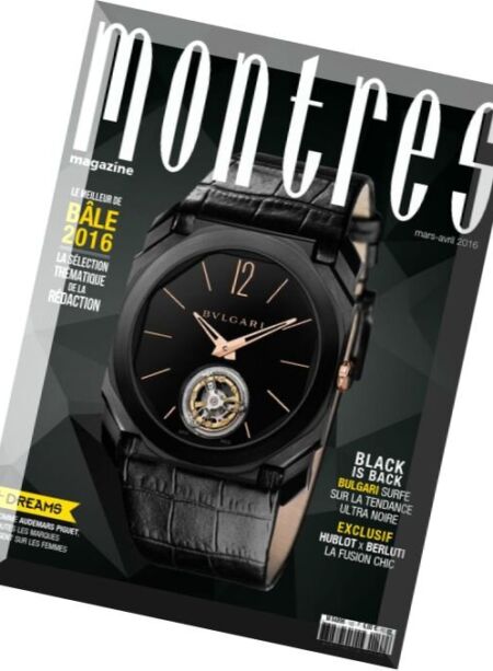 Montres – Mars-Avril 2016 Cover