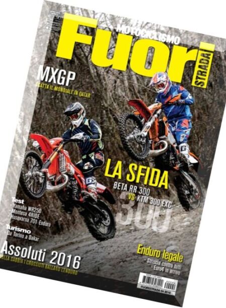 Motociclismo Fuoristrada – Aprile 2016 Cover
