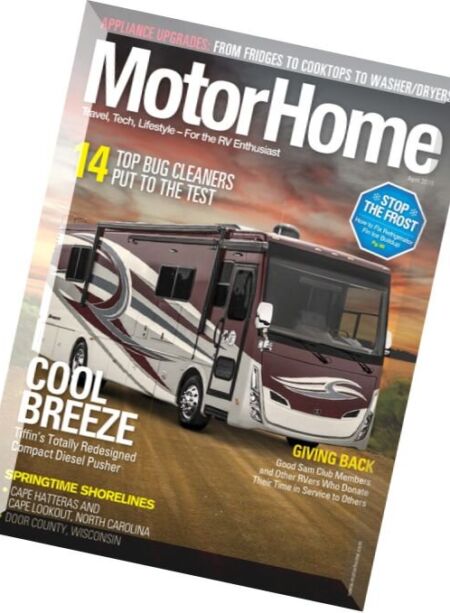 Motor Home – April 2016 Cover