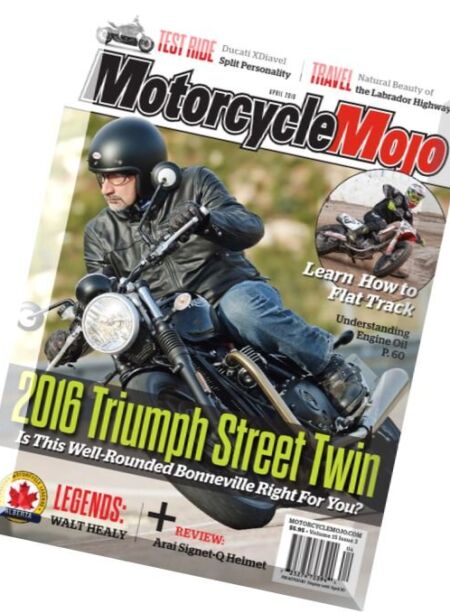 Motorcycle Mojo Magazine – April 2016 Cover