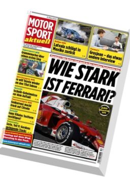 Motorsport Aktuell – N 12, 8 Marz 2016