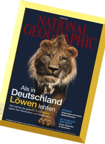 National Geographic Germany – April 2016 Cover