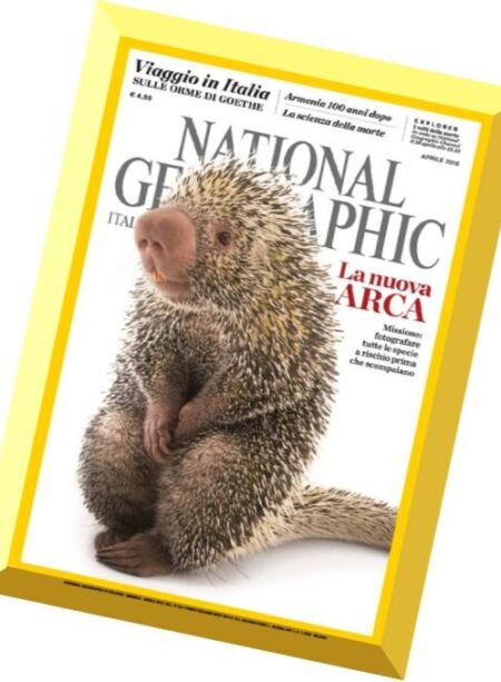 National Geographic Italia – Aprile 2016 Cover