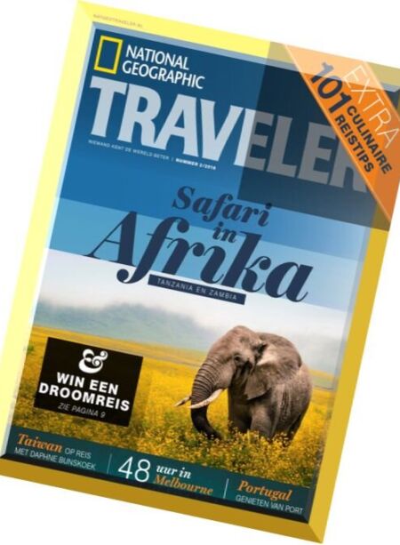 National Geographic Traveler Nederland – Nr.2, 2016 Cover
