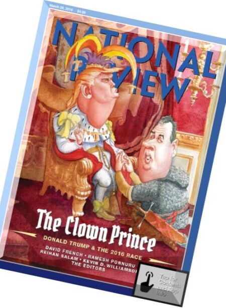 National Review – 28 March 2016 Cover