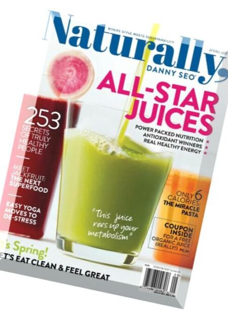 Naturally Danny Seo – Spring 2016 Cover
