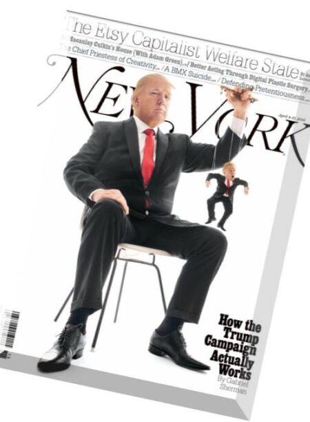 New York Magazine – 4 April 2016 Cover