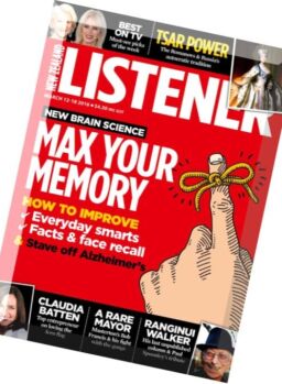 New Zealand Listener – 12 March 2016