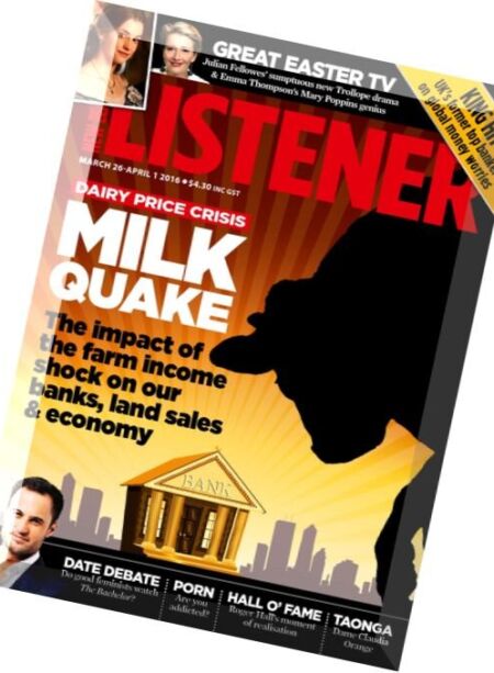 New Zealand Listener – 26 March 2016 Cover