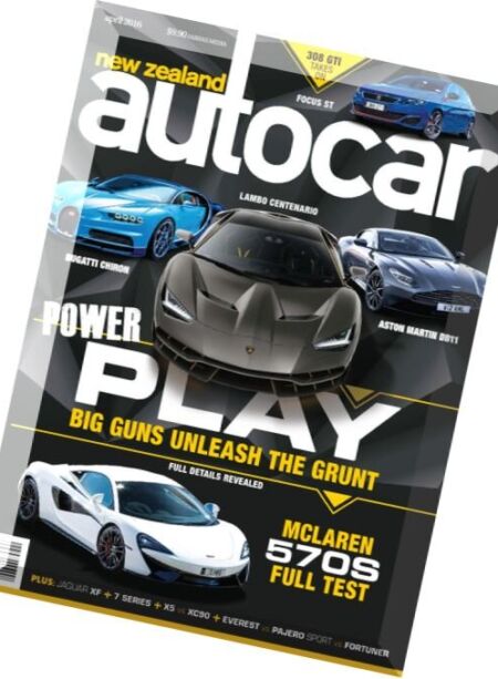 NZ Autocar – April 2016 Cover
