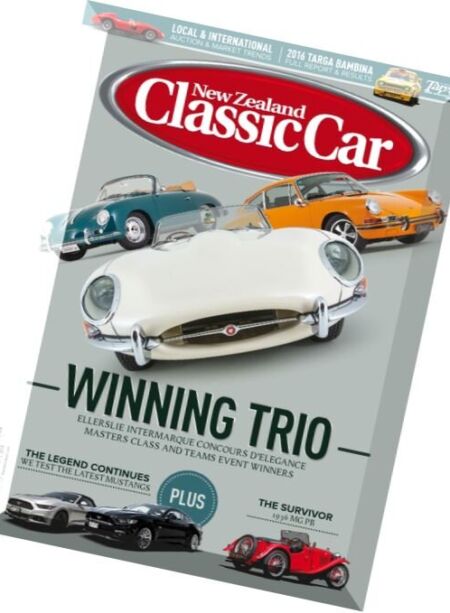 NZ Classic Car – April 2016 Cover