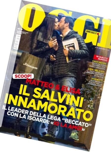 Oggi – 23 Marzo 2016 Cover