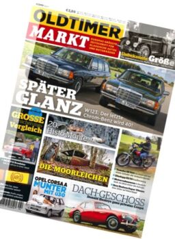 Oldtimer Markt – April 2016