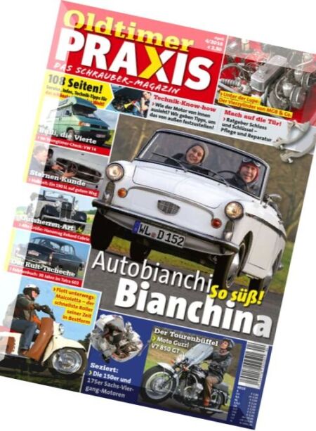 Oldtimer Praxis – April 2016 Cover
