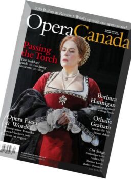 Opera Canada – Winter 2015-2016